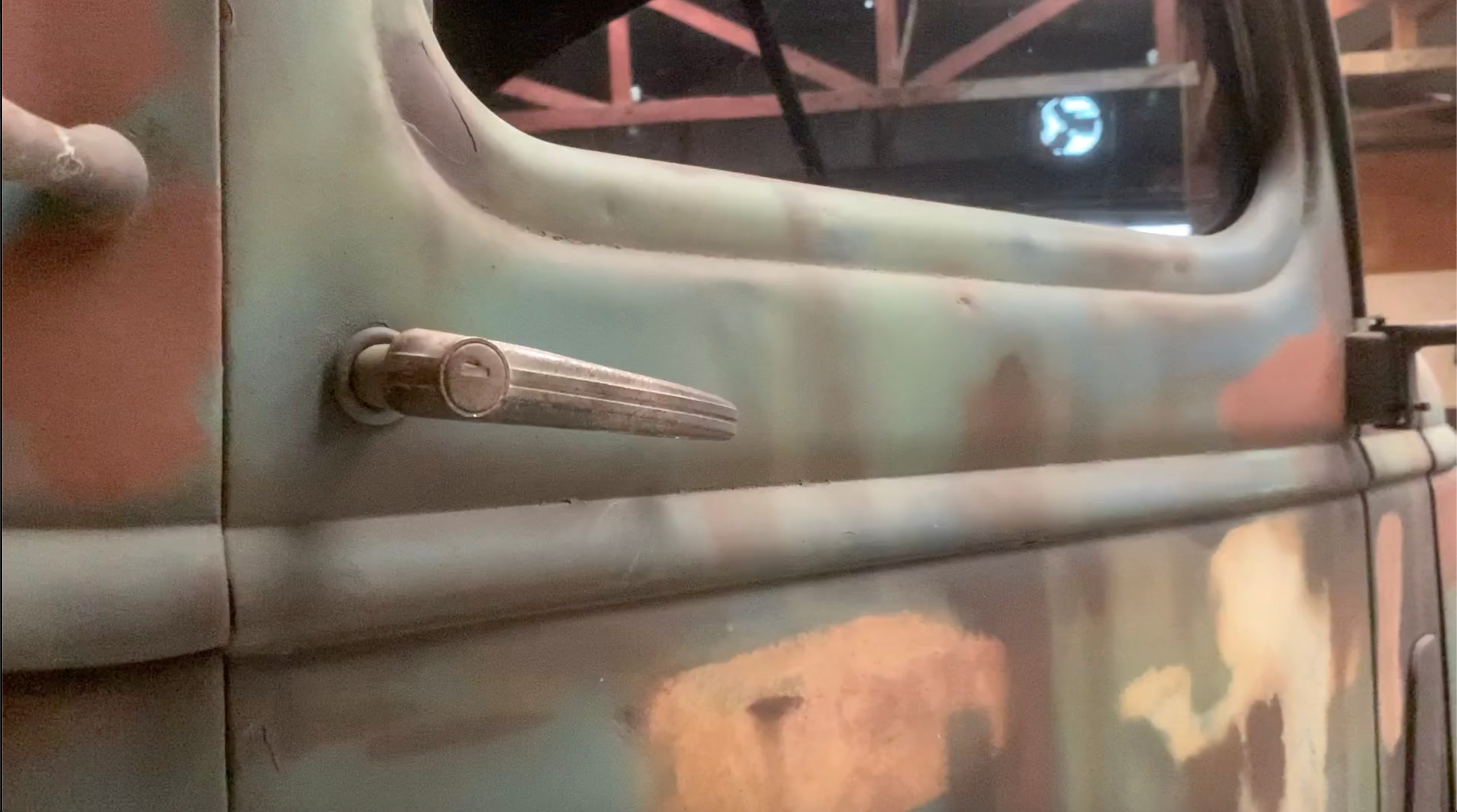 Truck engine compartment detail