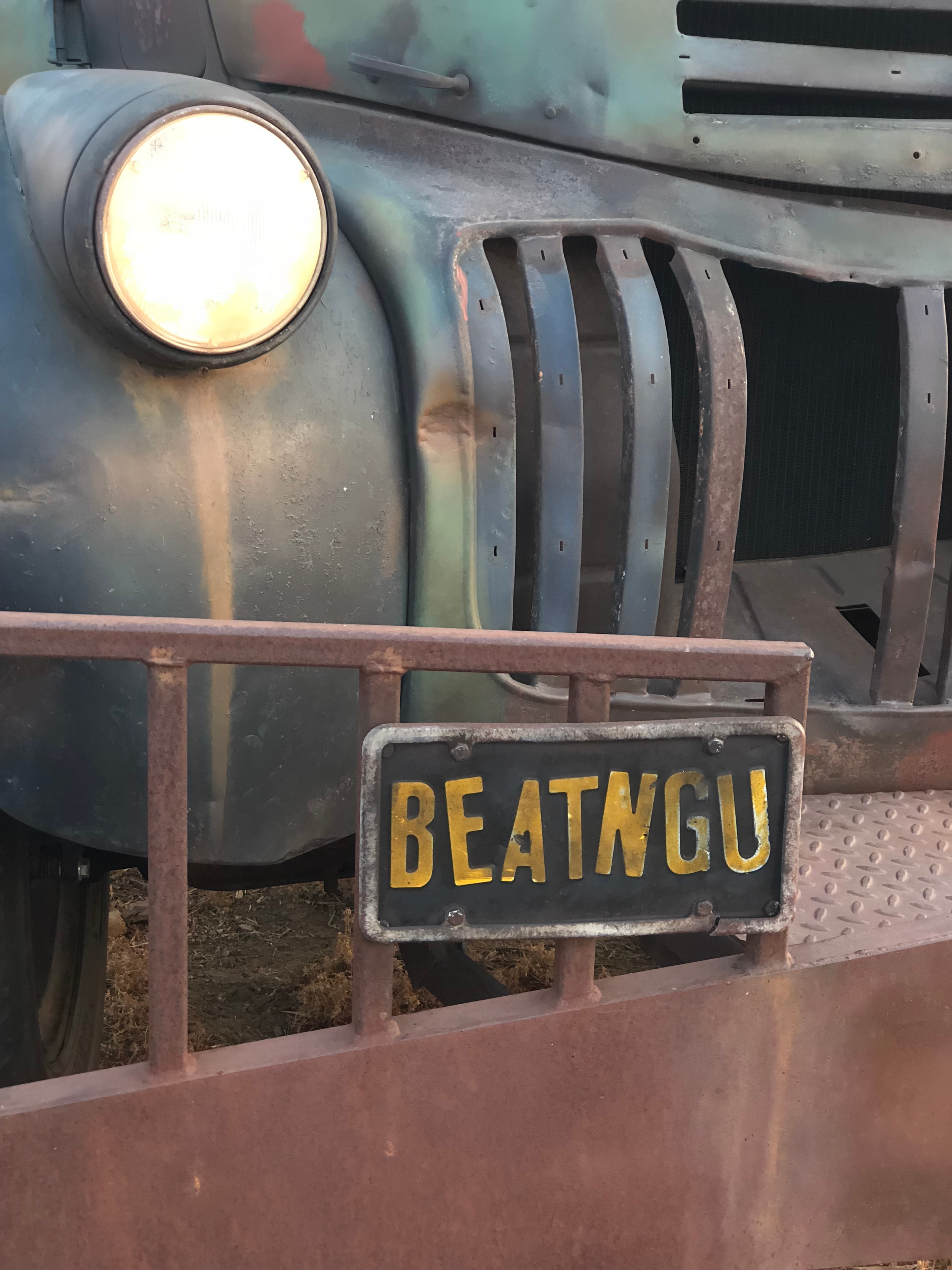 Jeepers Creepers truck dramatic angle